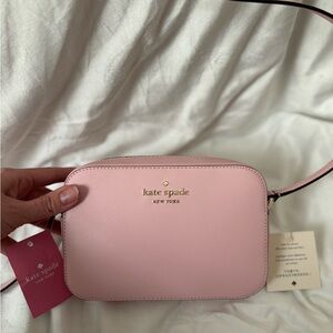 NWT Pink Kate Spade mini camera bag